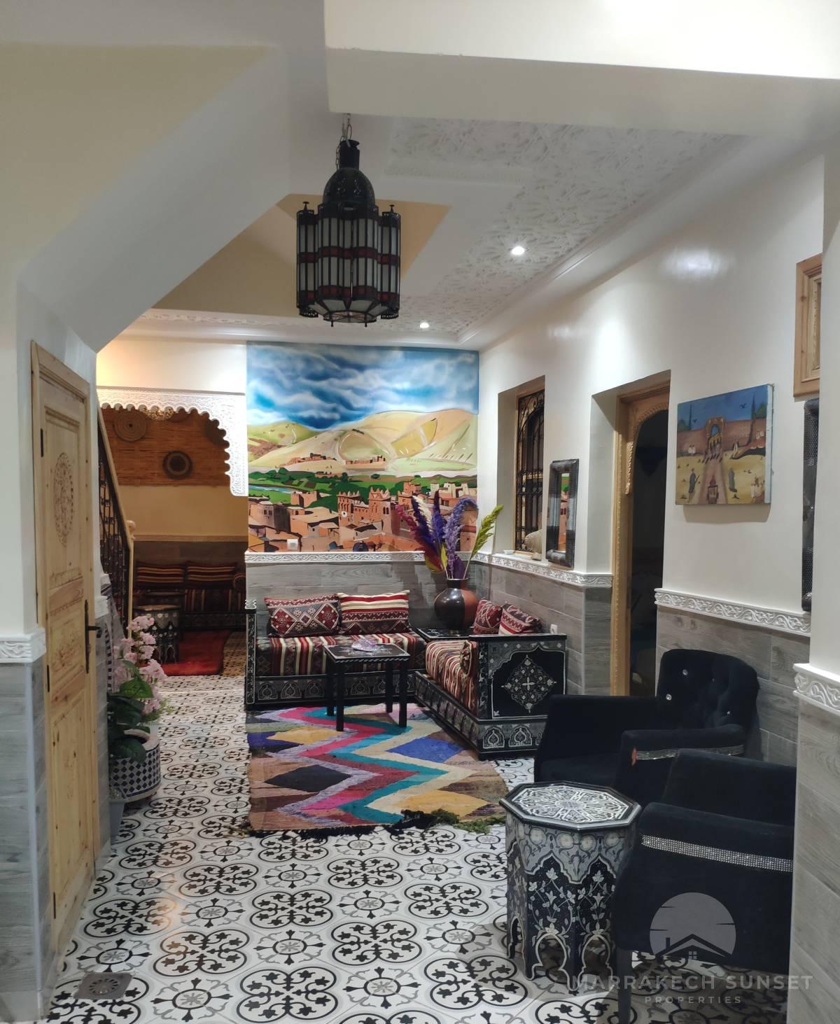 Charming Renovated Riad for Sale in Marrakech Dar El Bacha – Prime Location