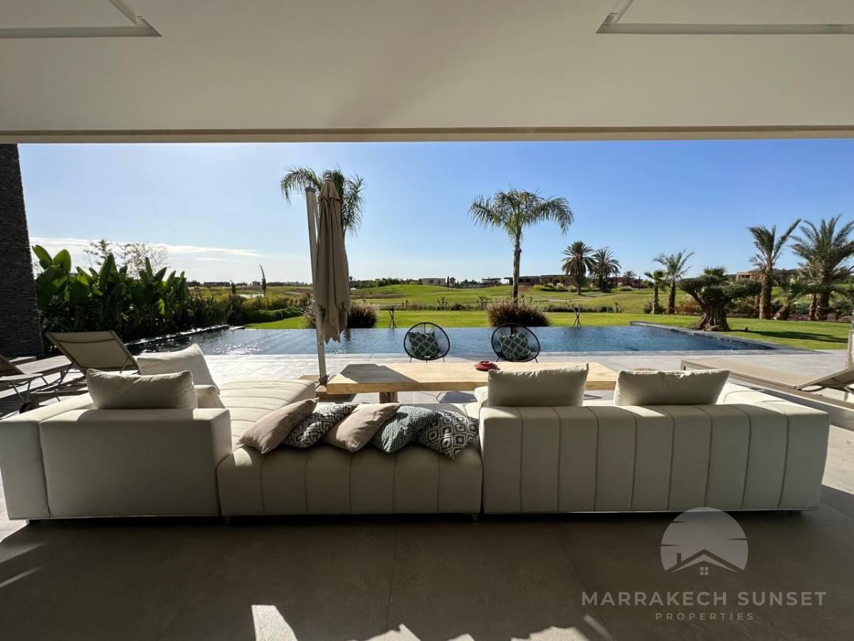Luxurious Marrakech Villa of 5 suites for sale Frontline Golf 